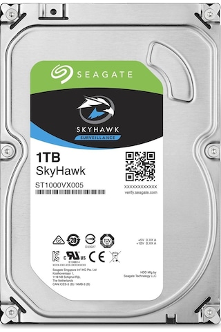 Seagate Skyhawk ST1000VX005 3.5" 1 TB 64 MB 5900 RPM SATA 3 HDD