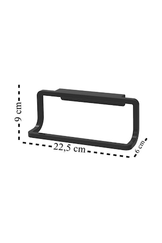 Towel Hanger Dolap Kapağına Asılabilen Havluluk, Havlu Askısı Siyah Siyah