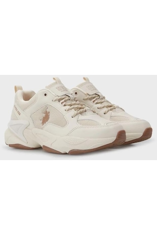 U.S. Polo Assn. Maybe Bej Kadın Günlük Sneaker 001