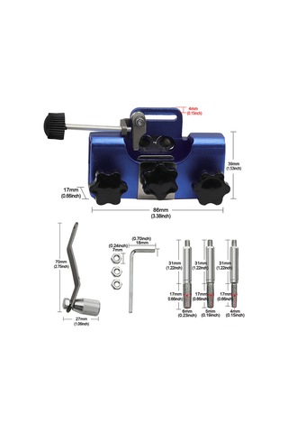Suofeng Taşınabilir Zincirli Testere Bileme Seti - 3 Taşlama Çubuğu İle Hızlı Ve Hassas Bileme, Tüm Zincirli Ve Elektrikli Testereler İçin Uygun