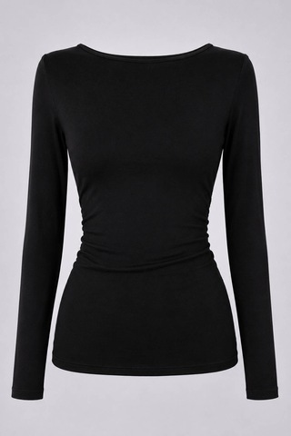 Trender Basic Siyah Kadın Bluz 620