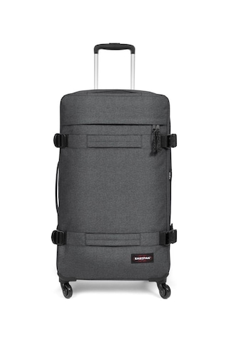 Eastpak Transit'r 4 M Black Denim Siyah Valiz Orta Boy Siyah