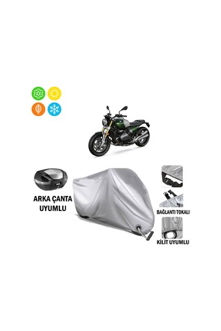 Bmw Yeni R 12 Ninet 2024 Model Branda Motosiklet Brandası Arka Çanta Bağlantı,kilit Uyumlu