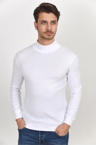 Erkek Yarım Balıkcı Slim Fit Sweatshirt Spr 2019k20 001
