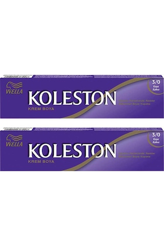 Wella Koleston Single Saç Boyası 3.0 Koyu Kahve 2'li