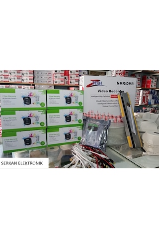 6 Lı Kamera Seti Full Set