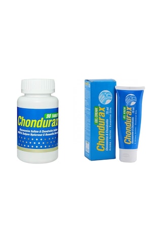 Chondurax Glucosamine 90 Tablet + Chondurax Glucosamine Jel 75 ML