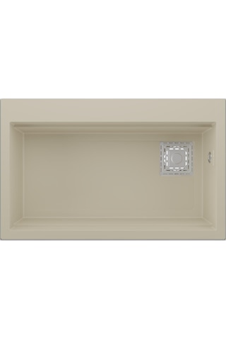 Real Stone Likya 75,5x47 Cm Krem Granit Mutfak Eviyesi
