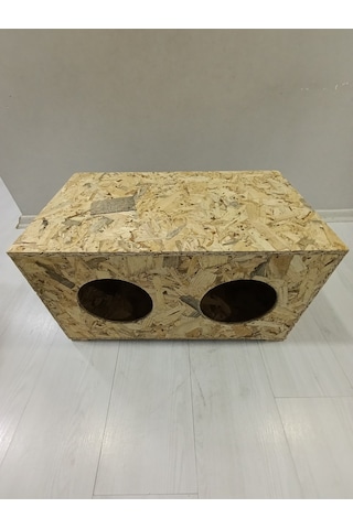 2 Li Kedi Kulübesi Kedi Evi Kafesi