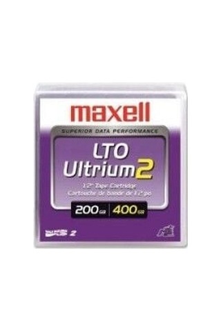 Maxell Lto-2 Ultrium 2 200 Gb / 400 Gb Data Kartuşu 609m, 12.65mm
