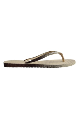 Havaianas Slim Sparkle Iı Bayan Terlik - Sand Grey Altın