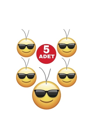 Oasis Life Cool Emoji Oto Araç Kokusu Sakız Kokulu 5 Adet