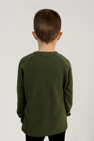 Alexandergardı Çocuk Pamuklu Triko Kazak C21-18937 Yeşil