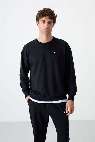 Tommy Life Lacivert Casual O Yaka Jogger Erkek Oversize Eşofman Takımı - 85120 Lacivert