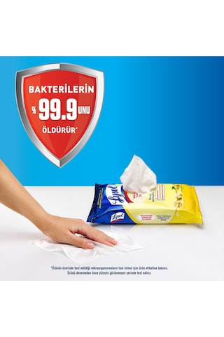 Lysol Yüzey Temizleyici Islak Mendil 2X72’Li 144 Yaprak