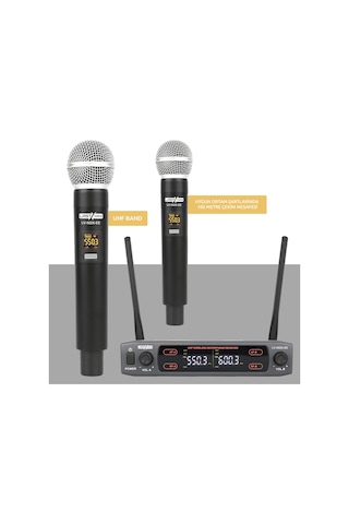 Lastvoice Lv-502ee Uhf Dijital 2x24 Kanal Çiftli El Telsiz Kablos