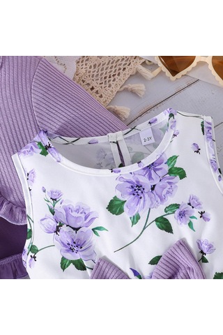 2-12y Bebek Seti Çocuk Giyim İlkbahar Ve Sonbahar Modelleri Kız Çocuk Renkli Halter Elbise + Saf Moda Çocuk Günlük Ceket Takım Pembe