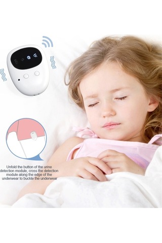 Flybuy Kablosuz Yatak Islatma Alarmı - Titreşimli, Sesli Led Uyarı - Çocuk & Yaşlı Bakımı İçin/