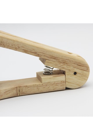 Lemestar Ahşap Fiber V Tipi Saç Tarak, Kuru Kıvırık Saçları Düzleştirir, Doğal Saç Bakımı İçin Uygun