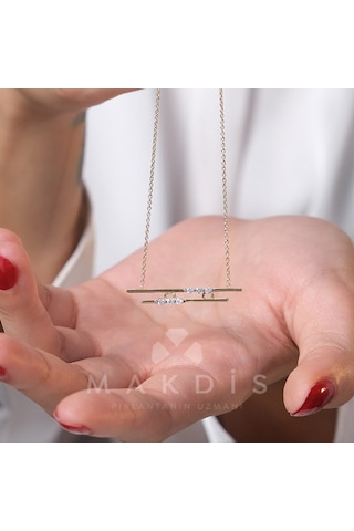 0.15 Karat Tasarım Pırlanta Kolye 03470997