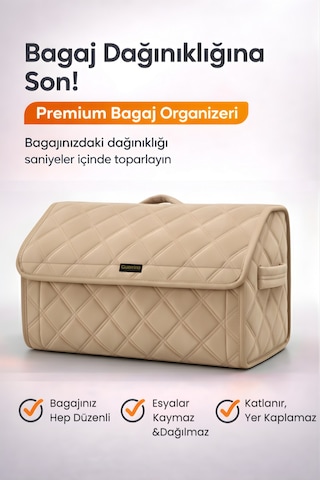 Bagaj Çantası Oto Bagaj Organizer Lüks Tay Tüyü Su Geçirmez Kaymaz Katlanır Düzenleyici - Tcy8 Stiloto