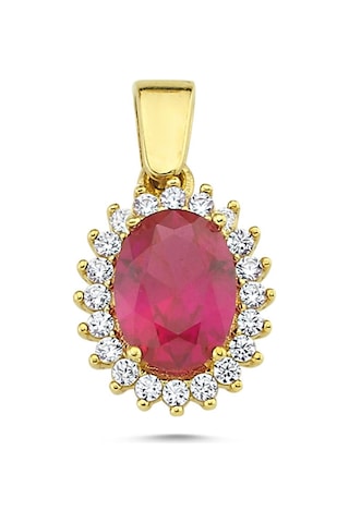 Sembol Gold Ruby Altın Anturaj Set Takım T7888