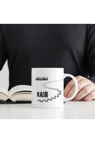 Kişiye Özel Aile Ve Ayak İzleri Tasarımlı Kupa Bardak Beyaz