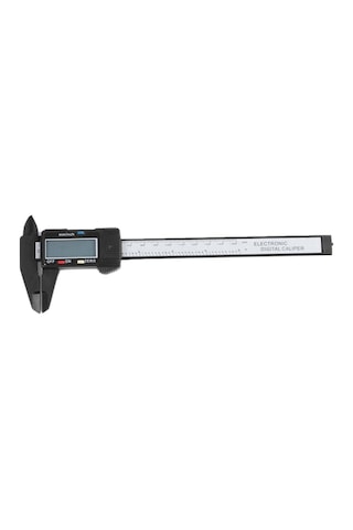 Dijital Kumpas-1 X Mücevher Ölçüm Kumpası 1 X Elektronik Dijital Kumpas-siyah Ve