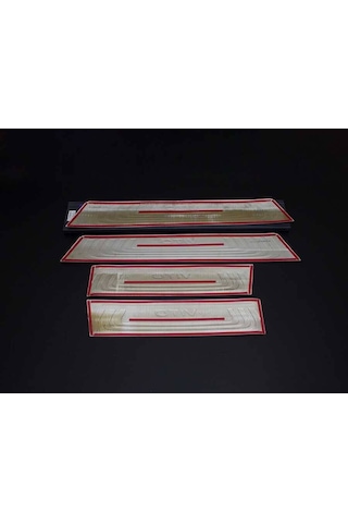 Mercedes Vito-W447 Siyah Krom Kapı Eşiği 4 Parça Yazılı 2014 ve S