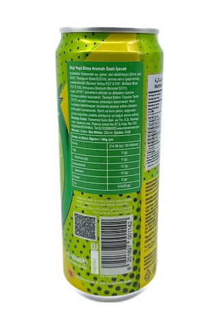 Chupa Chups Sparkling Sour Apple Flavour - Ekşi Yeşil Elma Aromalı Gazlı İçecek 330 Ml 2 Adet