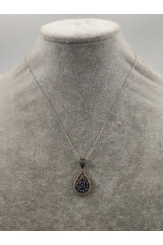 Safir Elmas Kolye