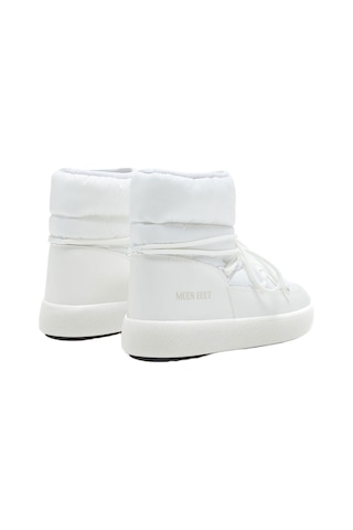A001 White Bot Kar Kadın 80d2450080 Moon Boot Ltrack Low Nylon Wp Beyaz