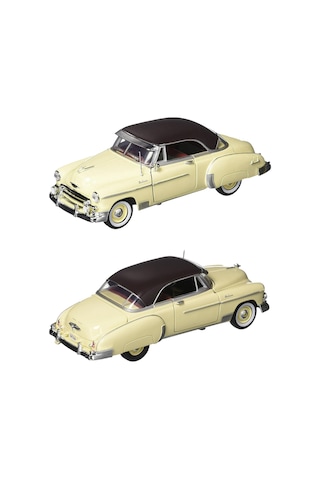 Bej 1:24 Ölçek Die Cast İnce Detay 1950 Chevy Bel Air Oyuncak Metal Klasik Koleksiyon Model Araba Çok Renkli