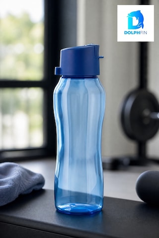 500 Ml Plastik Su Şişesi Suluk Matara Mavi