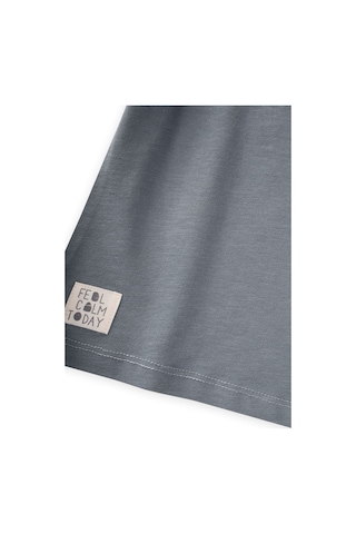 Cigit Müslin Şalvarlı T-shirt Takım 2-10 Yaş Gri