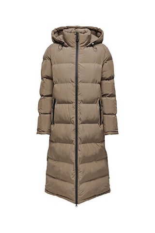 Only Onlpaula Premium Puffer Kadın Günlük Mont 15326655-walnut Krem
