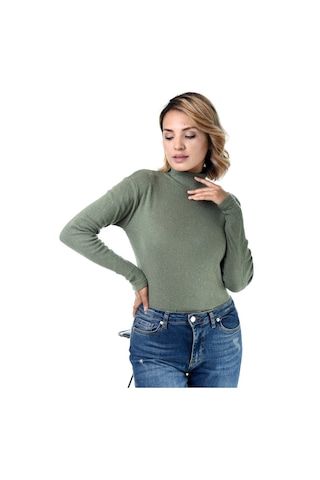 Belifanti Collection Kadın Yarım Balıkçı Yaka Kazak