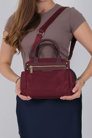 Silver Polo Sp1219 Kadın El Çantası Saten Bordo-bordo