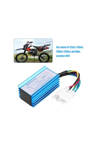 Konesam 125-250cc Pit Bike, Scooter, Atv İçin 6 Pin Akıllı Ateşleyici - Kolay Başlangıç, Hız Artışı Ve Düzgün Sürüş