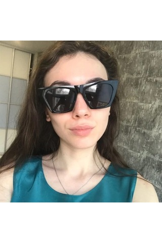 Klasik Siyah Cat Eye Güneş Gözlüğü