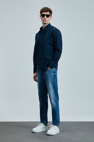 Lufian Orlando Smart Jean Erkek Pantolon Slim Fit Mavi Mavi 111200204100300 Mavi