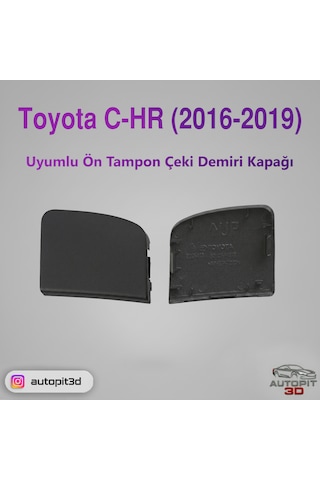 Toyota C-hr 2016-2019 Uyumlu Ön Tampon Çeki Demiri Kapağı