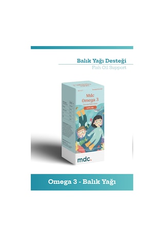 MDC Omega-3 Balık Yağı Şurup 150 ML