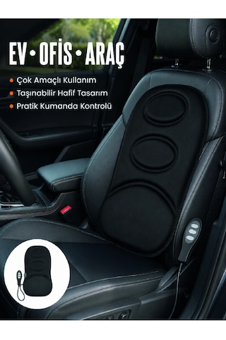 Sırt Ve Bel Masaj Minderi Motorlu, Kademeli Şiddet Ayarlı Masaj Koltuğu Pedi Çok Renkli