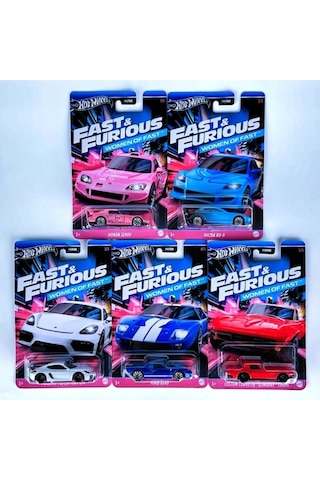 Fast And Furious Women Of Fast 2024 5'li Set Hızlı Ve Öfkel