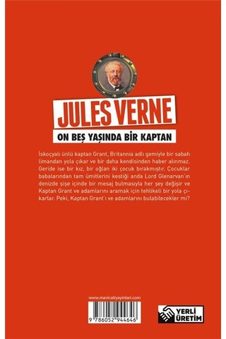 On Beş Yaşında Bir Kaptan-Jules Verne Serisi - Jules Verne - Mavi Çatı Yayınları