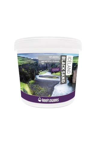 Reeflowers Iceland Black Sand Akvaryum Kumu 7 Kg 1-2mm Reeflowers Iceland Black Sand Akvaryum Kumu 7 Kg 1-2mm