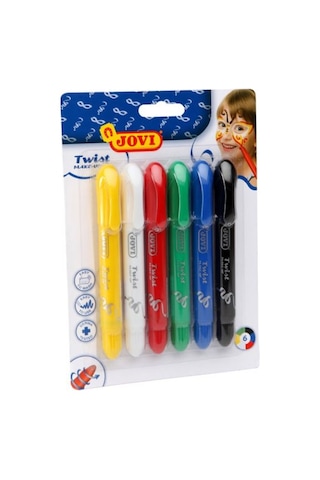 Jovi Twist Stik Yüz Boyama Kalemi 6 Renk