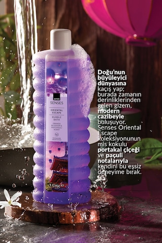 Senses Oriental Escape Portakal Çiçeği Ve Paçuli Kokulu Banyo Köpüğü 1 Lt Üçlü Set Fresh