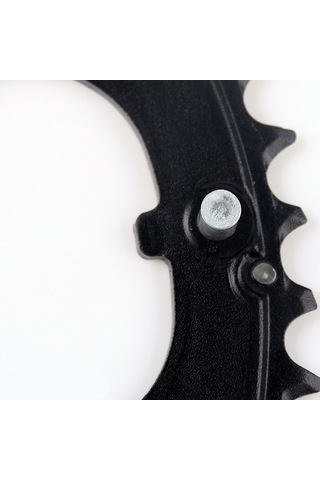 Yaozixa 130bcd 5 Tırnaklı Bisiklet Çarkı - 53t Alüminyum Cnc Kesimli, Ultra Hafif, Orta Yol Bisikleti İçin Tamir Parçası Lb01 Siyah